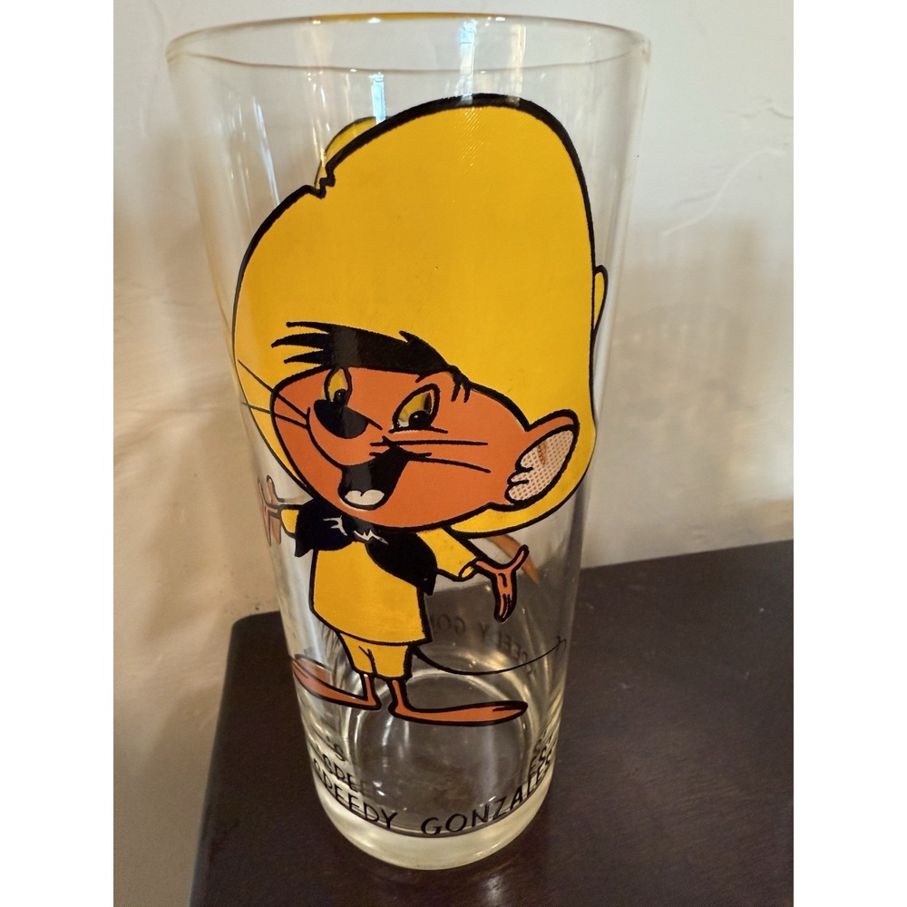 Vintage 1973 Speedy‎ Gonzales Pepsi Collector Glass~ Looney Tunes~ Warner Bros.